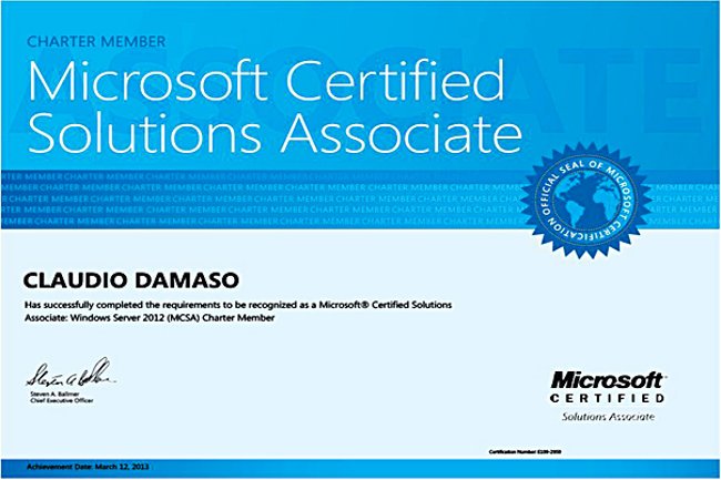 Chứng chỉ MCSA: Microsoft Certified Solutions Associate - Windows Server 2012